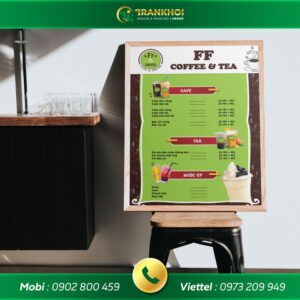 Menu đồ uống 2