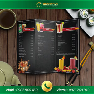 Menu thức uống 2