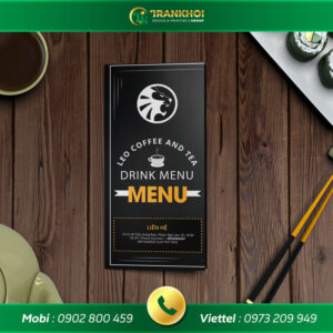Menu thức uống