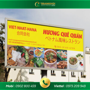 bảng hiệu quán ăn