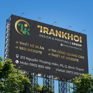Bảng hiệu quảng cáo ngoài trời Trần Khôi Group