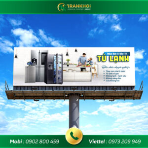 Bảng quảng cáo khổ lớn ngoài trời công ty Điên máy
