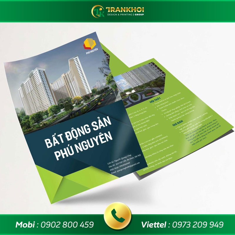tờ rơi bất động sản