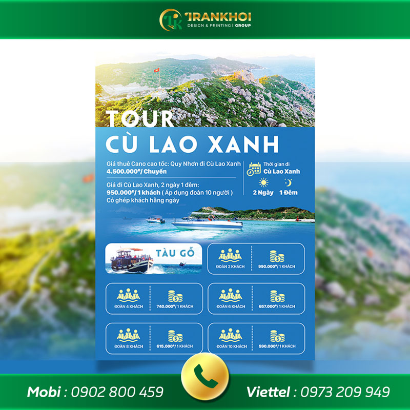 tờ rơi du lich