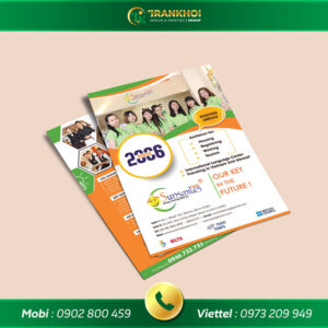tờ rơi trường học