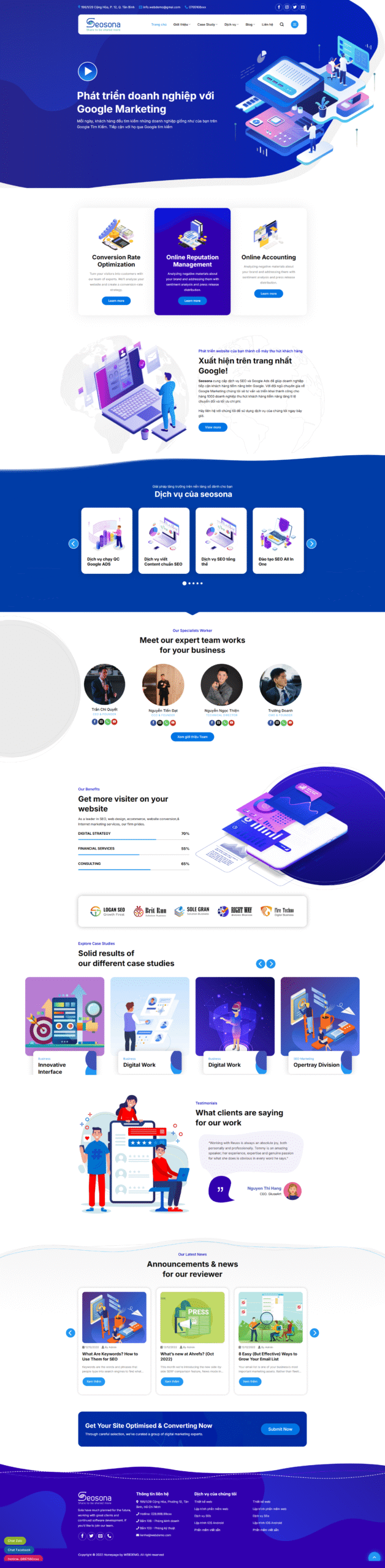 Website lỗi thời, không có chuyển đổi