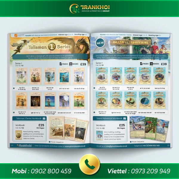 catalogue nhà sách