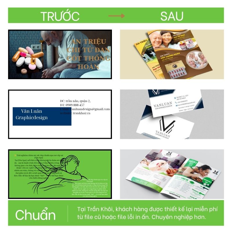 Trước và sau khi thiết kế lại