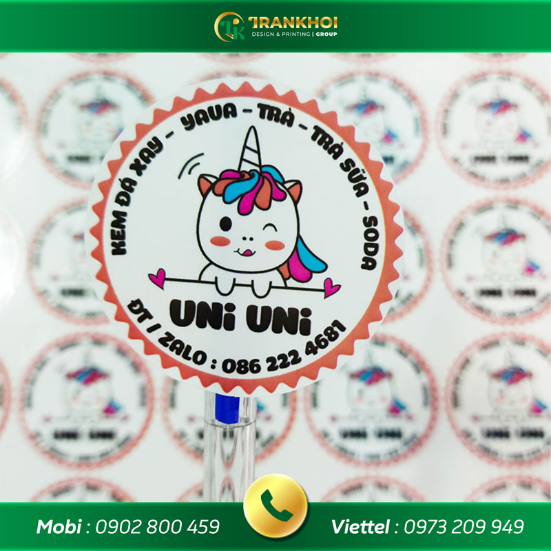 decal ăn vặt