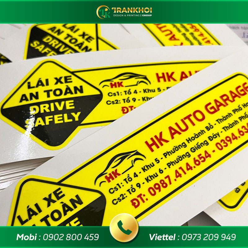 decal garage ô tô