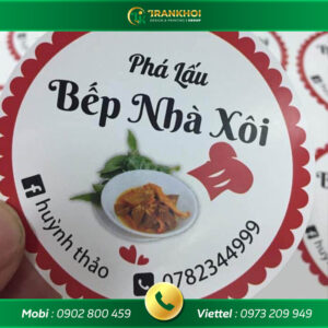 decal quán ăn gia đình