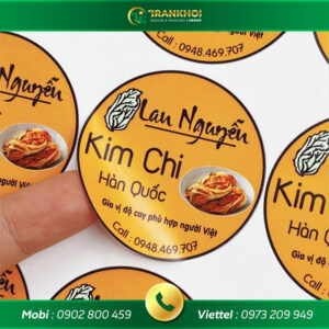 decal quán ăn Hàn Quốc