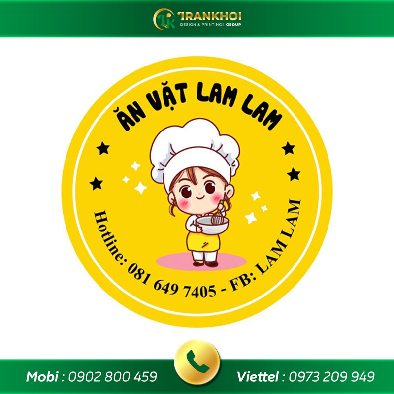 decal quán ăn