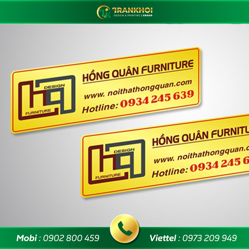 decal showroom nội thất