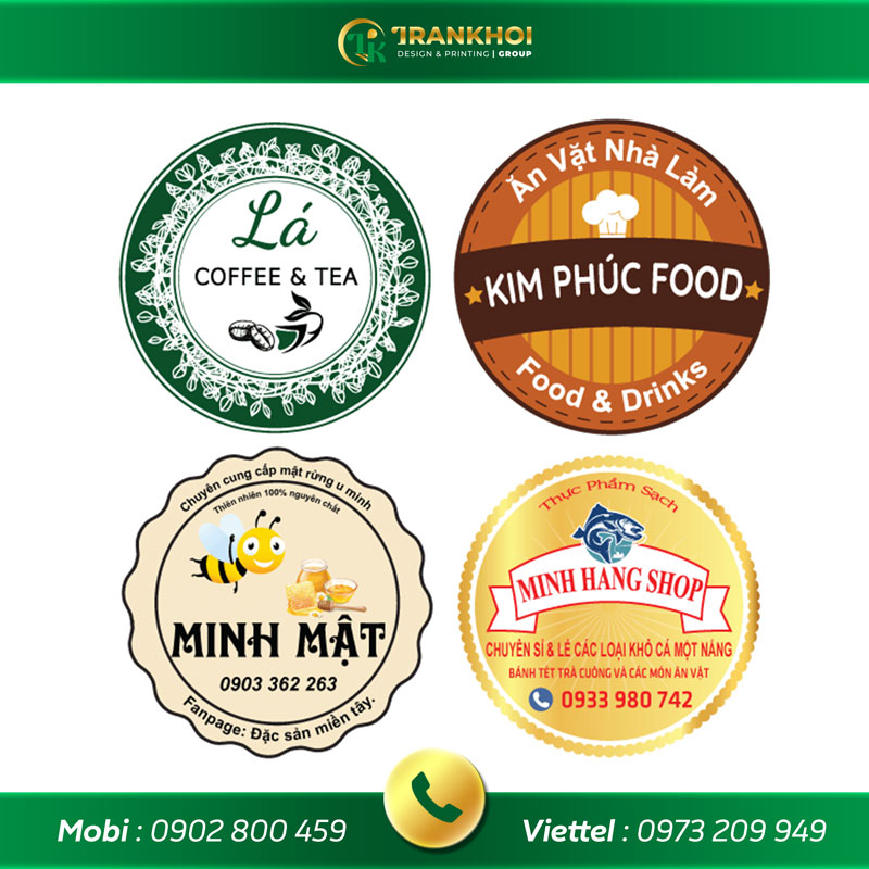 decal thực phẩm