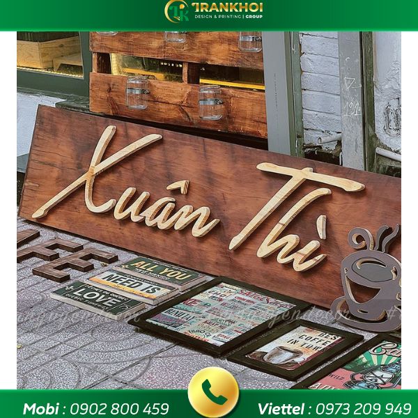 thi công bảng hiệu ngoài trời 