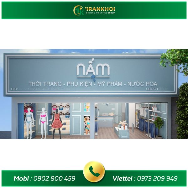 thi công bảng hiệu showroom