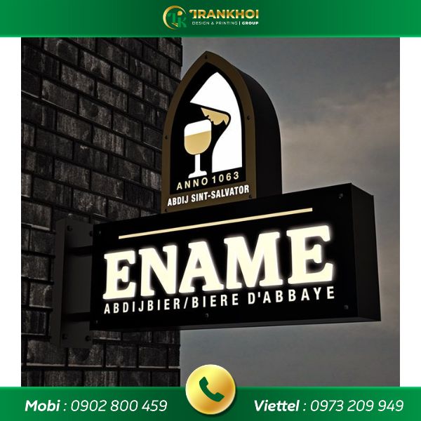 thiết kế bảng hiệu led