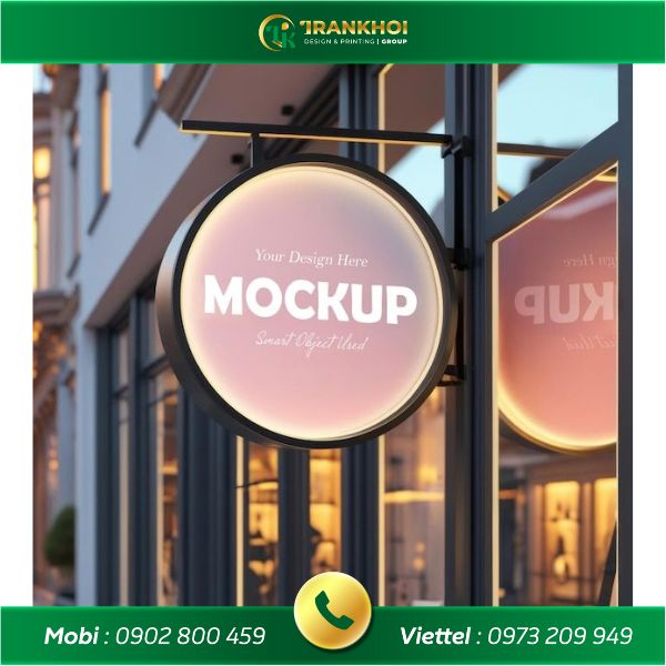 thiết kế bảng hiệu led