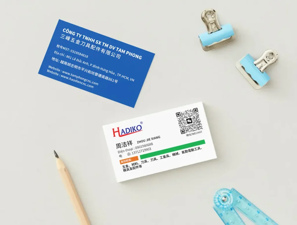 In nhanh danh thiếp Hadiko | In card visit số lượng ít tại P. Bình Hưng Hòa A, Q. Bình Tân, TP.HCM chỉ từ 150.000đ/hộp